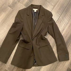 H&M dark green blazer